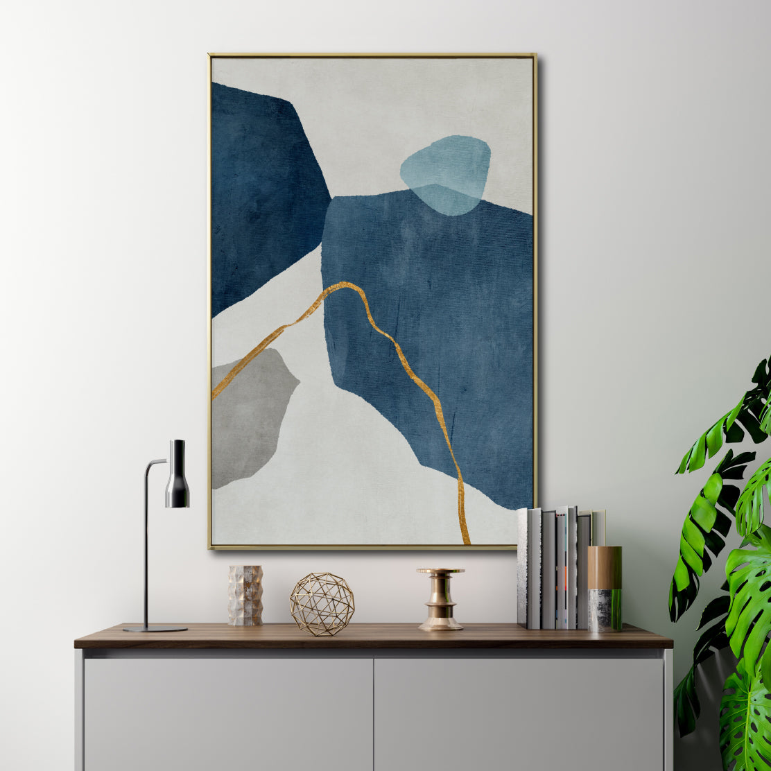 Cuadro Decorativo Abstract Colors 3 - 307 - Para Credenza