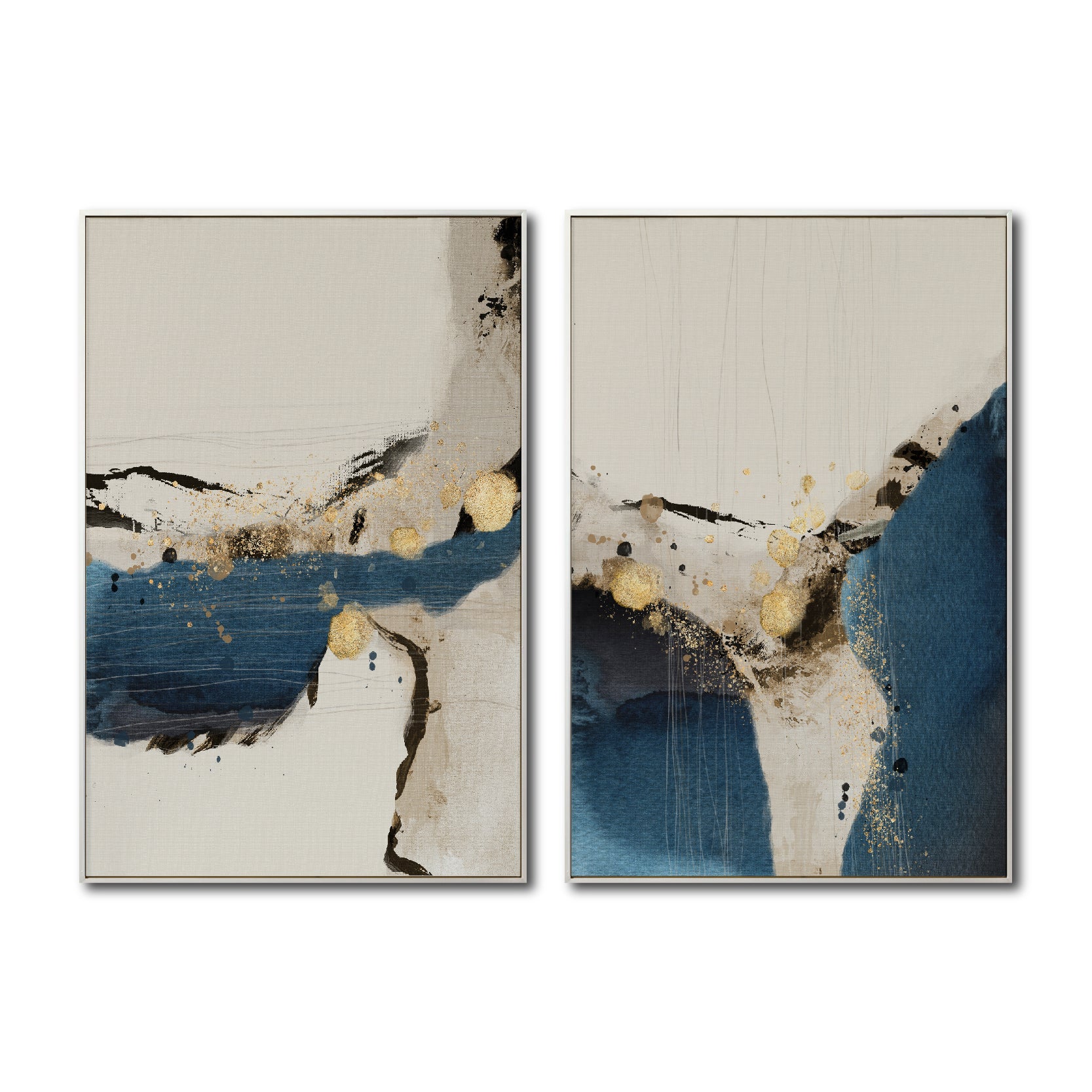 Set de 2 Cuadros Decorativos Abstract Colors 3 - 308
