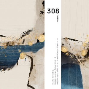 Set de 2 Cuadros Decorativos Abstract Colors 3 - 308