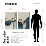 Cargar imagen en el visor de la galería, Set de 2 Cuadros Decorativos Abstract Colors 3 - 308
