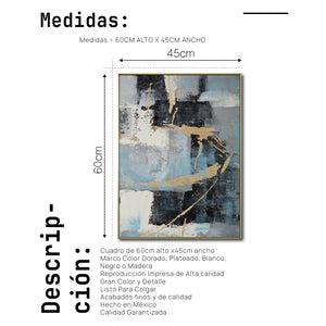 Cuadro Decorativo Abstract Colors 3- 309 - Para Sala
