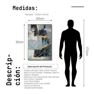 Cuadro Decorativo Abstract Colors 3- 309 - Para Sala
