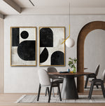 Cargar imagen en el visor de la galería, Cuadros Canva Abstractos y Elegantes baratos para comedor. Galería314. Cuadro Moderno, Minimalista y elegante. Decoración de interiores. Interiorismo. 030
