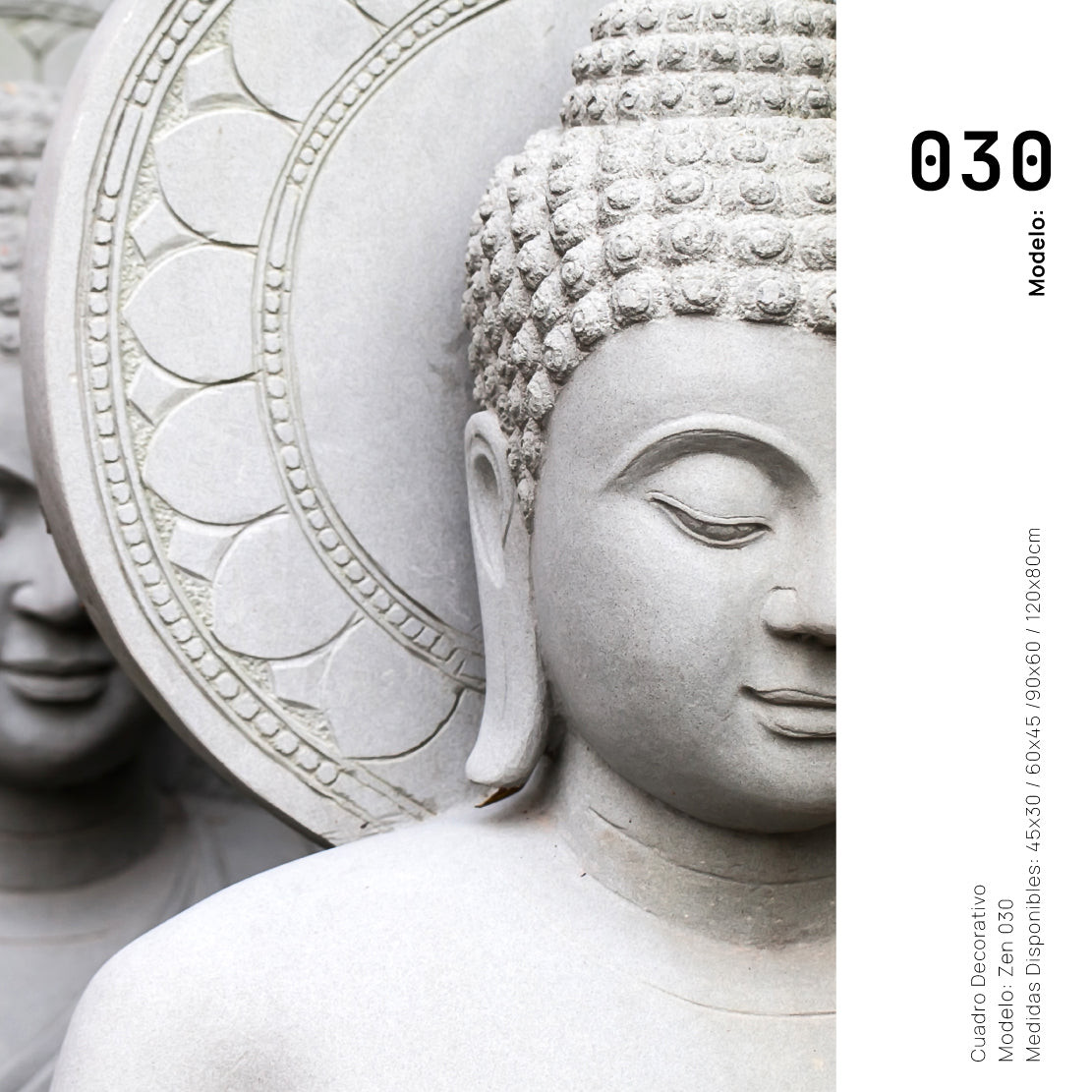 Cuadro Decorativo - Zen 030 - Budas en Meditación