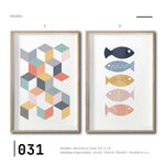 Cargar imagen en el visor de la galería, Cuadros Canvas Colores Abstractos Minimalistas online para sala. Galería314.Cuadro Moderno, Minimalista, Boho y elegante. Colorido. Decoración de interiores. Interiorismo. 031
