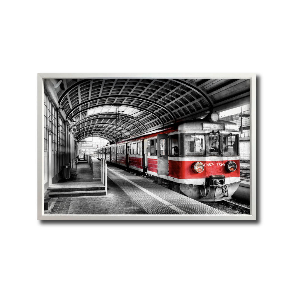 Cuadro Decorativo Vehículos 031 - Estación de Tren