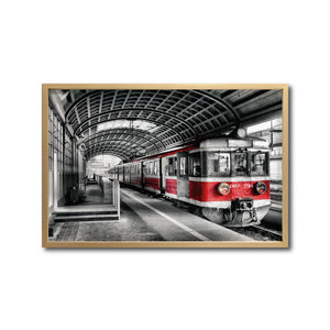 Cuadro Decorativo Vehículos 031 - Estación de Tren