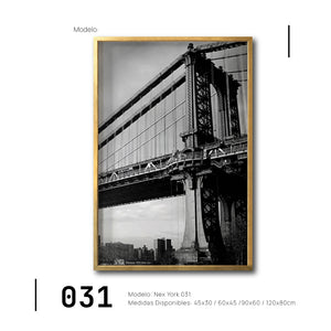 Cuadro Decorativo NY 031 - Manhattan Bridge New York