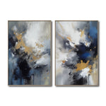 Cargar imagen en el visor de la galería, Set de 2 Cuadros Decorativos Abstract Colors 3 - 310 - Para Sala
