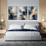 Cargar imagen en el visor de la galería, Set de 3 Cuadros Decorativos Abstract Colors 3 - 310 - Para Recamara
