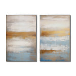Cargar imagen en el visor de la galería, Set de 2 Cuadros Decorativos Abstract Colors 3-311 - Para Sala
