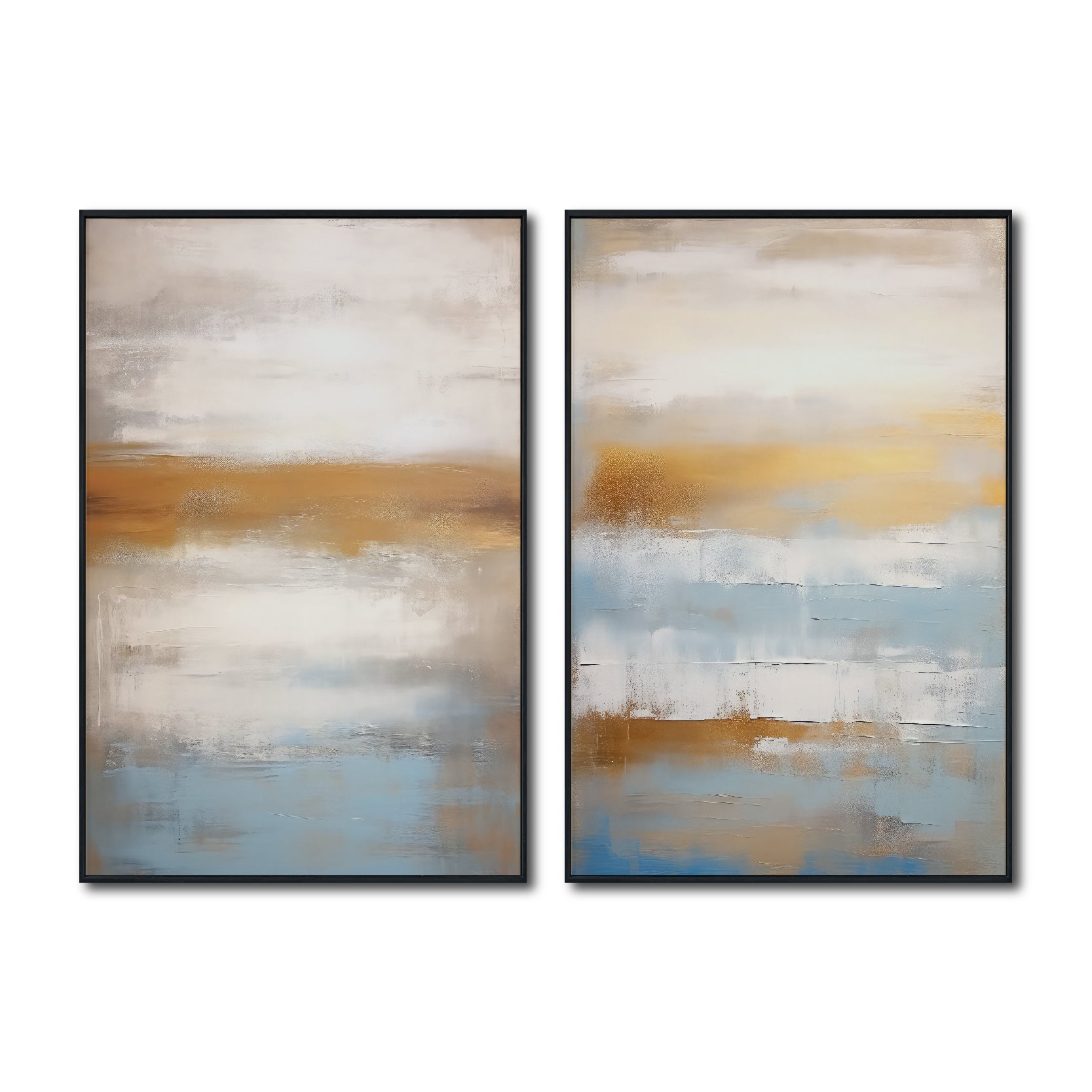 Set de 2 Cuadros Decorativos Abstract Colors 3-311 - Para Credenza