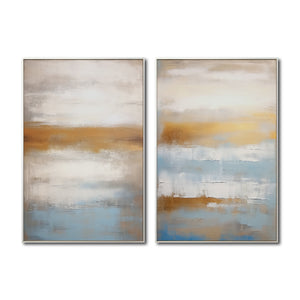 Set de 2 Cuadros Decorativos Abstract Colors 3-311 - Para Sala