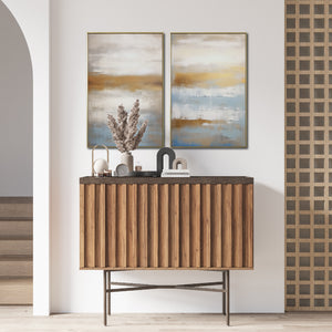 Set de 2 Cuadros Decorativos Abstract Colors 3-311 - Para Credenza