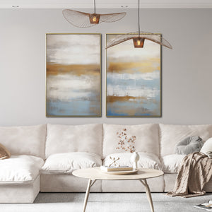 Set de 2 Cuadros Decorativos Abstract Colors 3-311 - Para Sala