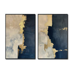 Cargar imagen en el visor de la galería, Set de 2 Cuadros Decorativos Abstract Colors 3-312 - ´Para Sala
