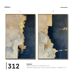 Cargar imagen en el visor de la galería, Set de 2 Cuadros Decorativos Abstract Colors 3-312 - ´Para Sala
