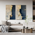 Cargar imagen en el visor de la galería, Set de 2 Cuadros Decorativos Abstract Colors 3-312 - ´Para Sala
