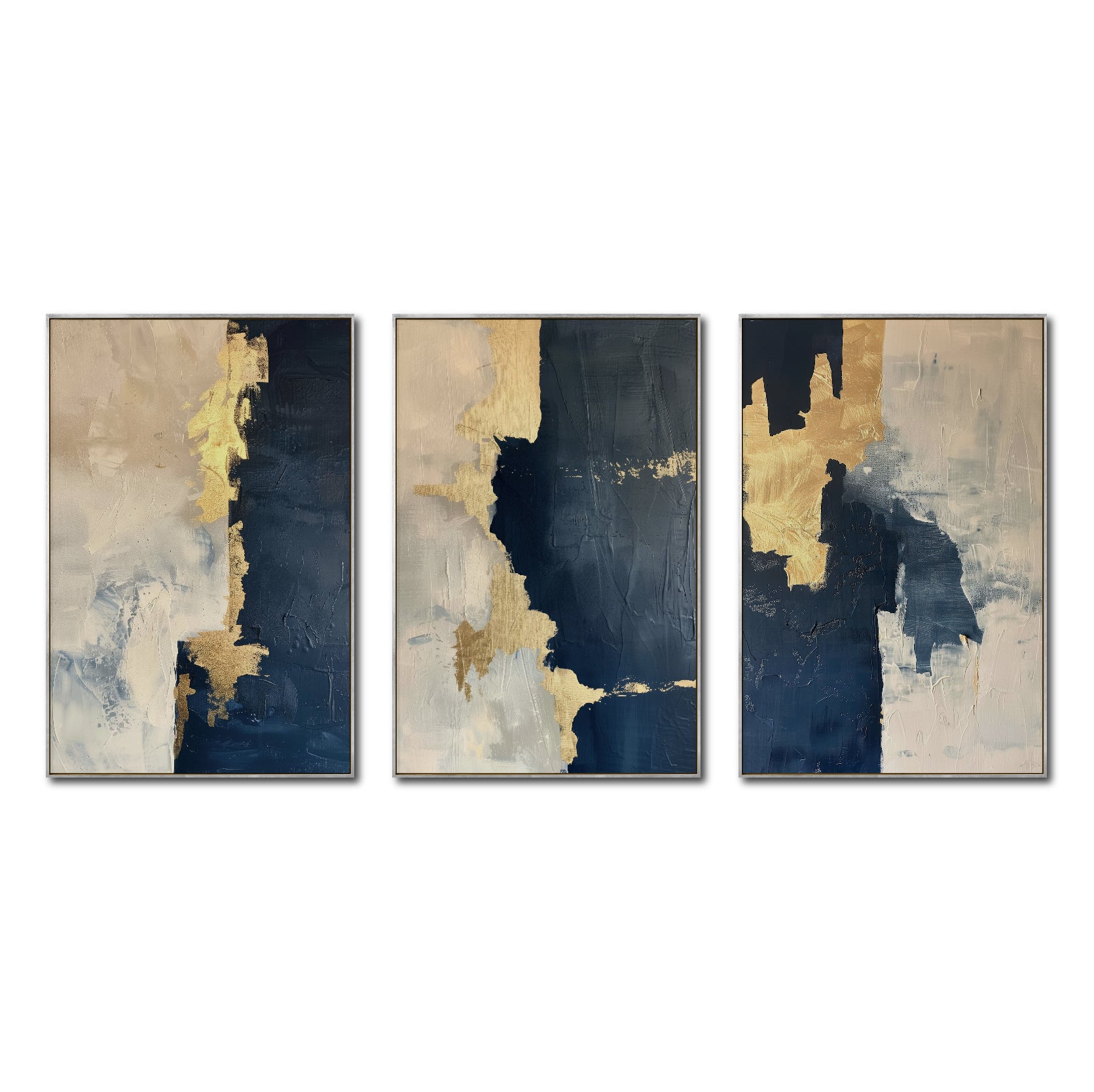 Set de 3 Cuadros Decorativos Abstract Colors 3-312 - Para Sala