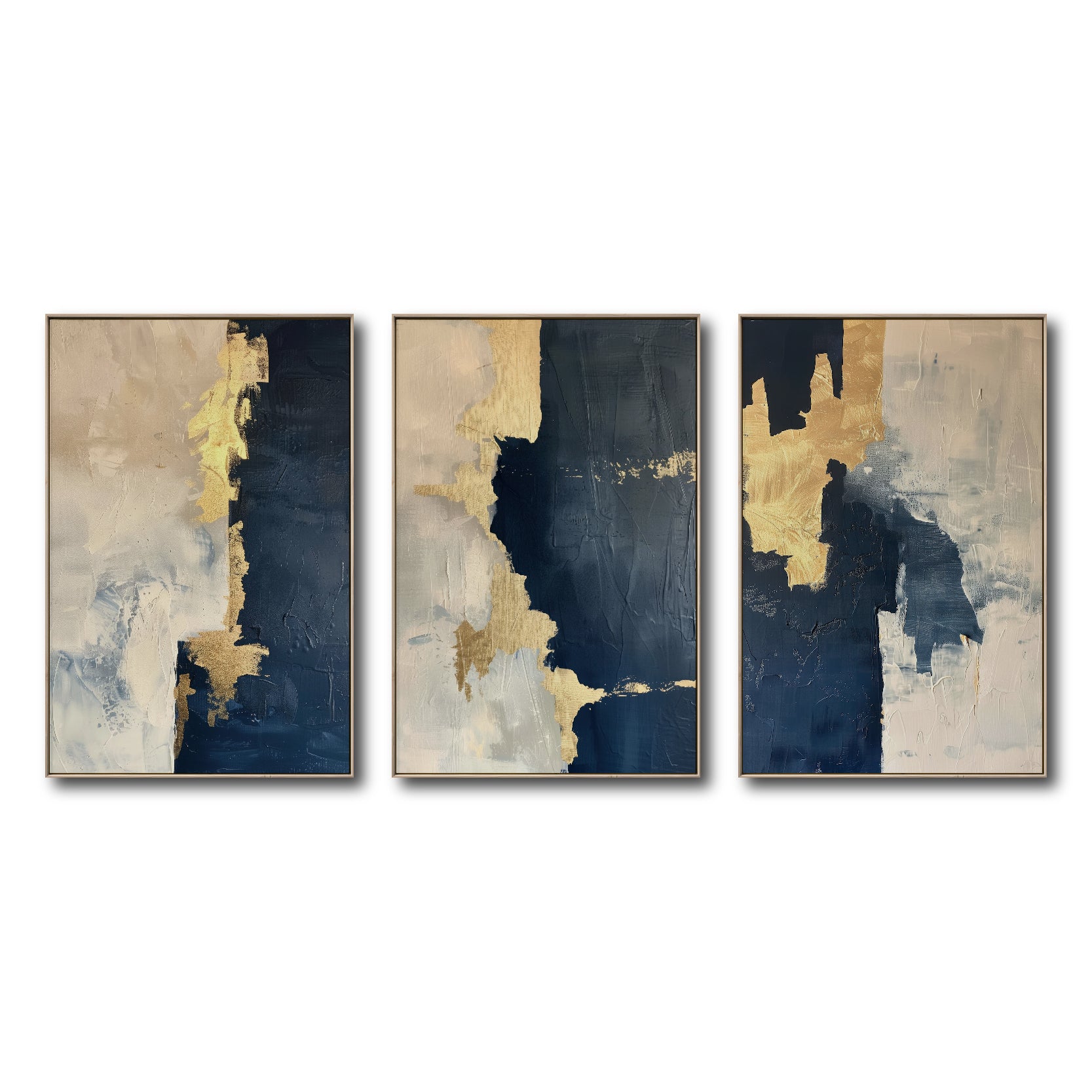 Set de 3 Cuadros Decorativos Abstract Colors 3-312 - Para Sala