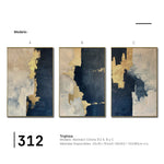 Cargar imagen en el visor de la galería, Set de 3 Cuadros Decorativos Abstract Colors 3-312 - Para Sala
