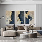 Cargar imagen en el visor de la galería, Set de 3 Cuadros Decorativos Abstract Colors 3-312 - Para Sala
