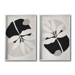 Cargar imagen en el visor de la galería, Set Cuadros Decorativos Abstracto Negro Arena 031 - Para Comedor
