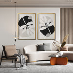 Cargar imagen en el visor de la galería, Compra lienzos decorativos abstractos Canvas online para tu sala. Decoración de interiores. Decoración Naturaleza, blanco y negro.
