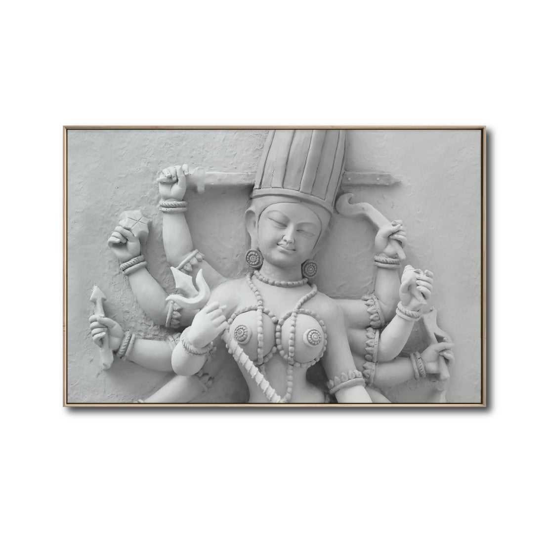 Cuadro Decorativo - Zen 031 - Escultura Diosa Hindú Durga