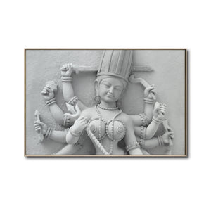 Cuadro Decorativo - Zen 031 - Escultura Diosa Hindú Durga