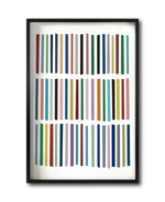 Cargar imagen en el visor de la galería, Cuadro Decorativo Abstract Colors 032 - Arte Geométrico Lineas de Colores
