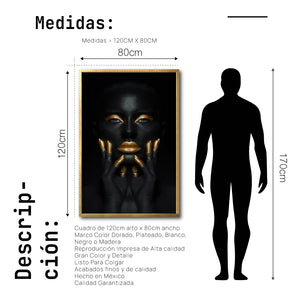 Cuadro Decorativo Black Woman 033