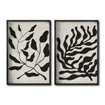 Cargar imagen en el visor de la galería, Set Cuadros Decorativos Abstracto Negro Arena 032 -Para Recámara
