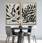 Cargar imagen en el visor de la galería, Compra lienzos decorativos abstractos Canvas online para tu recámara, sala y comedor. Decoración de interiores. Decoración de naturaleza, blanco y negro.
