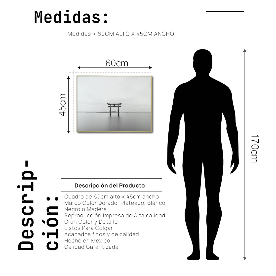Cuadro Decorativo - Zen 032 - Torii - Puerta Sagrada