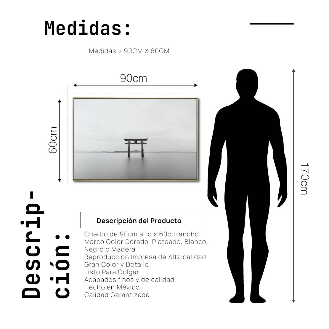 Cuadro Decorativo - Zen 032 - Torii - Puerta Sagrada