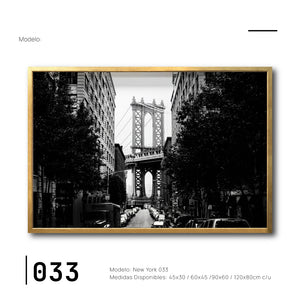 Cuadro Decorativo NY 033 - Manhattan Bridge New York Dumbo