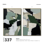 Cargar imagen en el visor de la galería, Set de 2 Cuadros Decorativos Abstract Colors 3-337-Diptico
