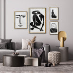 Cargar imagen en el visor de la galería, Compra lienzos decorativos abstractos Canvas online para tu recámara, sala o comedor. Decoración de interiores. Arte minimalista. Arte Boho.
