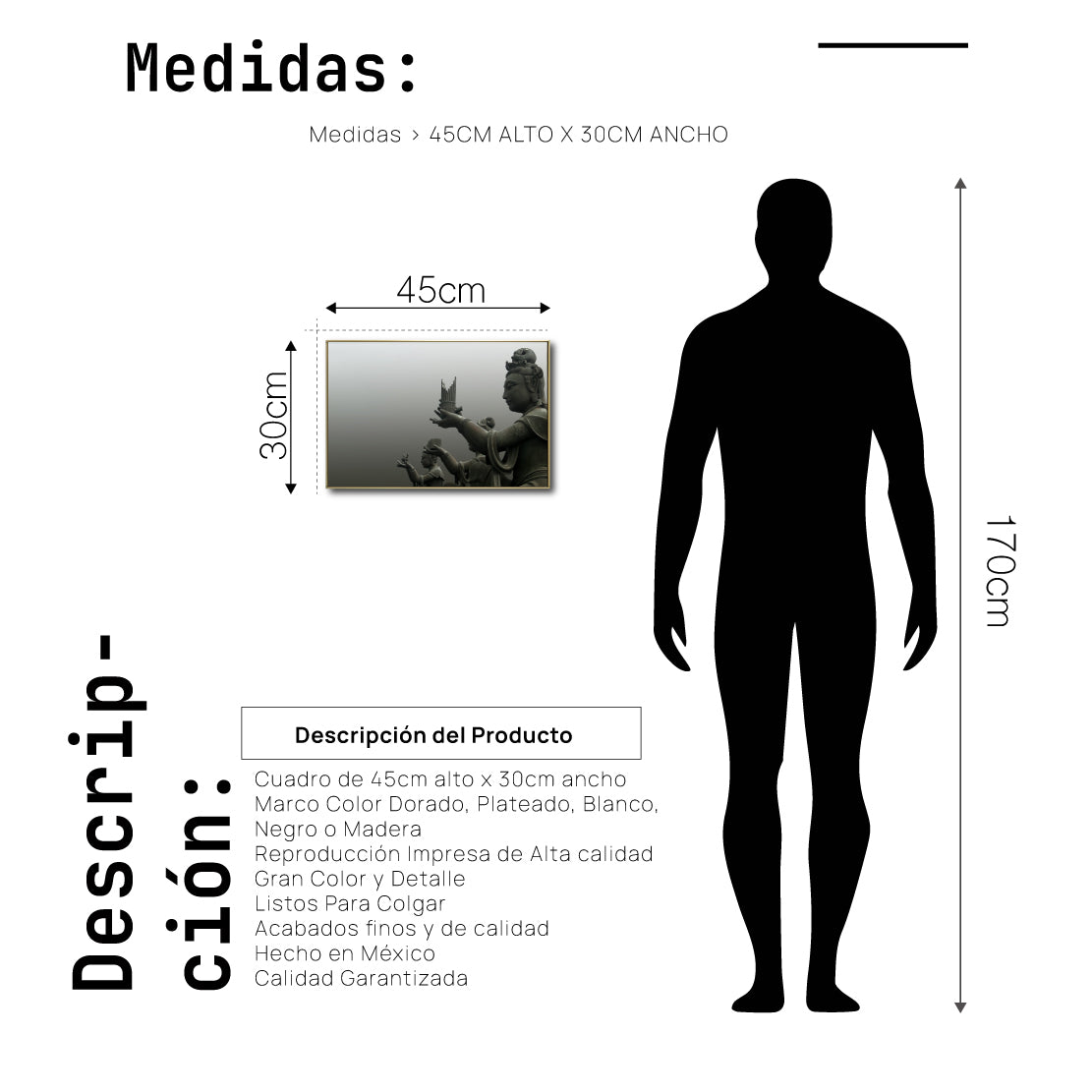 Cuadro Decorativo - Zen 033 - Budas Orando