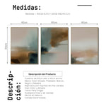 Cargar imagen en el visor de la galería, Set de 3 Cuadros Decorativos Abstract Colors 3-344 abc
