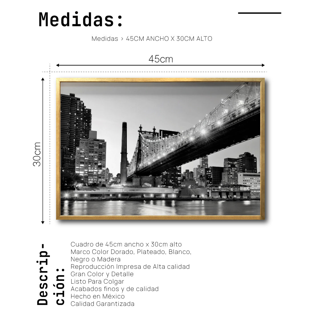 Cuadro Decorativo NY 035