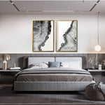 Cargar imagen en el visor de la galería, Venta de lienzos decorativos abstractos Canvas online para tu recámara. Decoración minimalista. Decoración de interiores.
