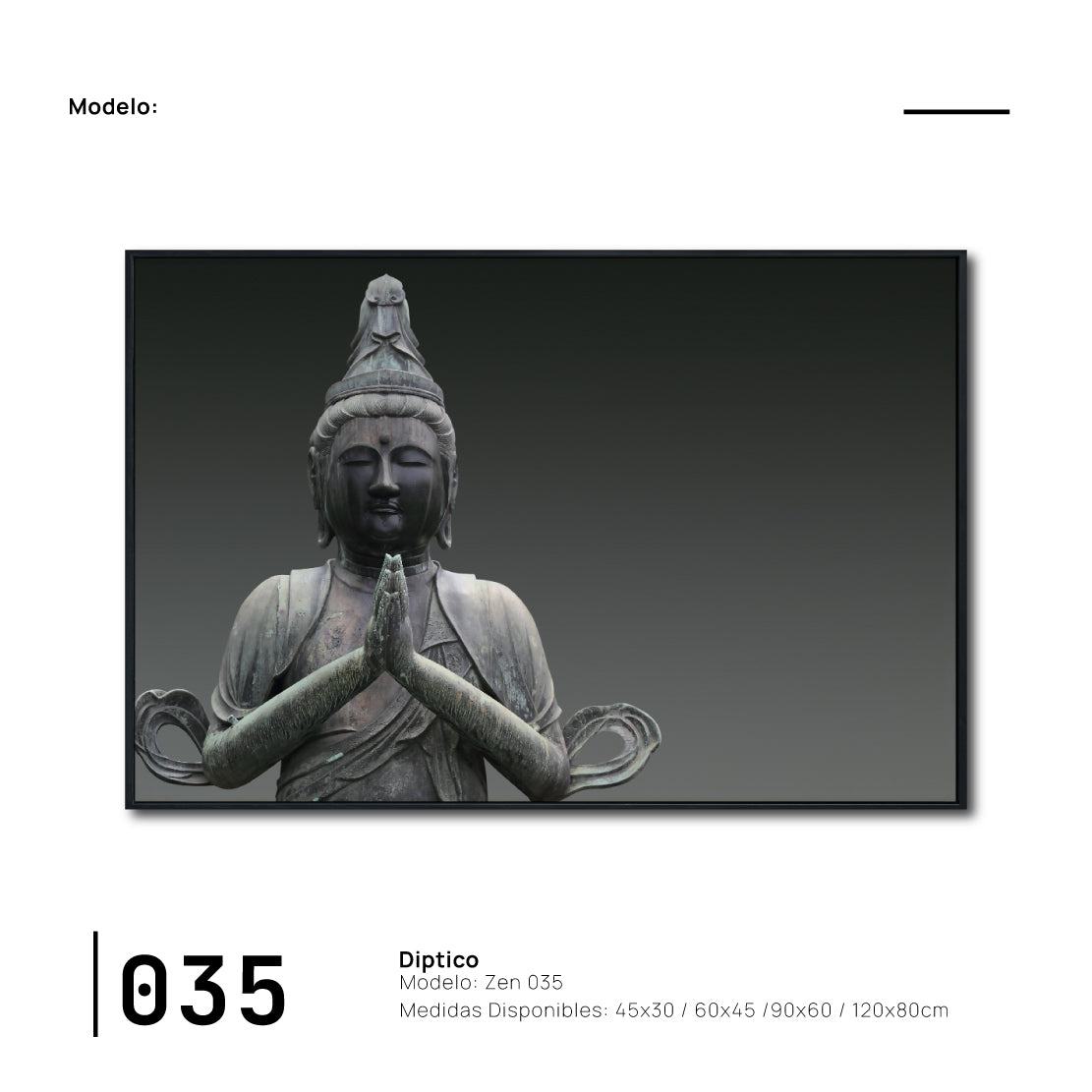 Cuadro Decorativo - Zen 035 - Buda en Meditación