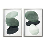 Cargar imagen en el visor de la galería, Set 2 Cuadros Decorativos Abstract Colors  036 - Arte Abstracto en Verde
