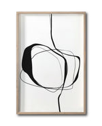 Cargar imagen en el visor de la galería, Cuadro Decorativo Abstracto Negro Arena 036 - Para Credenza
