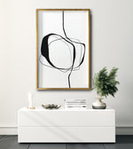 Cargar imagen en el visor de la galería, Cuadro Decorativo Abstracto Negro Arena 036 - Para Credenza
