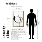 Cargar imagen en el visor de la galería, Cuadro Decorativo Abstracto Negro Arena 036 - Para Credenza

