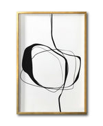 Cargar imagen en el visor de la galería, Cuadro Decorativo Abstracto Negro Arena 036 - Para Credenza
