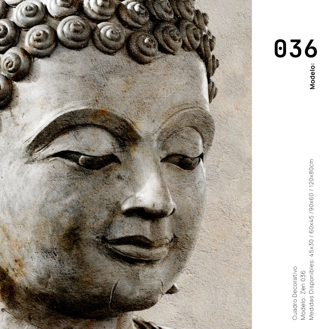 Cuadro Decorativo - Zen 036 - Buda en Meditación